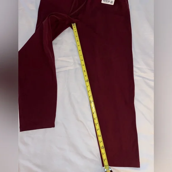 ✨NWT Lululemon Stretch High-Rise Pant 7/8 Length in Red Merlot - Picture 14 of 14